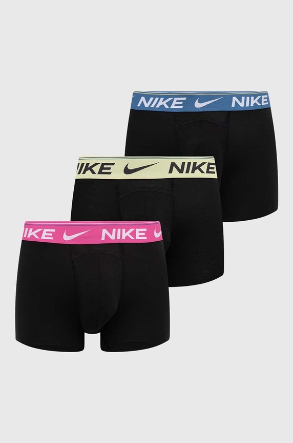 Nike boxeralsó 3 db sima fekete 0000KE1257