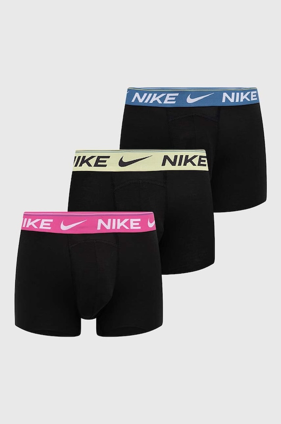 Nike boxeralsó 3 db sima fekete 0000KE1257
