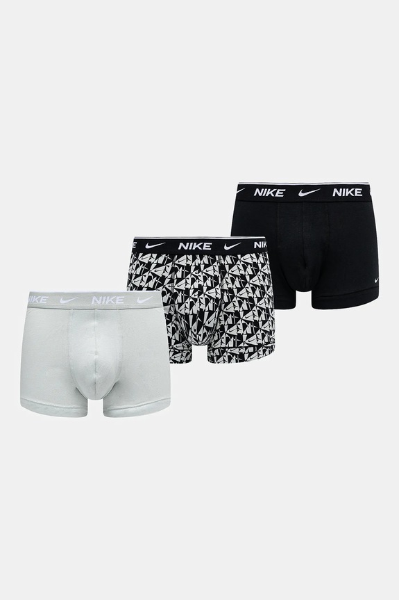 Nike boxer pacco da 3 semplice nero 000PKE1008