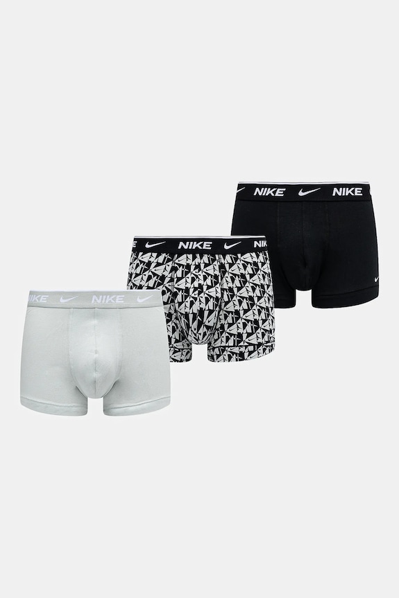 Nike boxer pacco da 3 semplice nero 000PKE1008