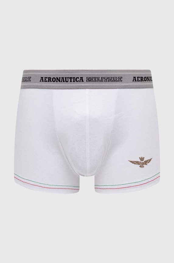 Boxerky Aeronautica Militare 2-pak AM1UBX003 biela AA00