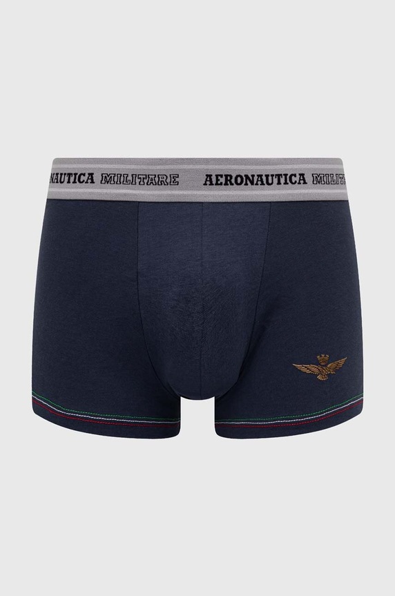 Aeronautica Militare boxer pacco da 2 AM1UBX003 blu navy AA00