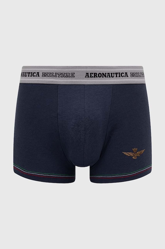 Boxerky Aeronautica Militare 2-pak AM1UBX003 tmavomodrá AA00