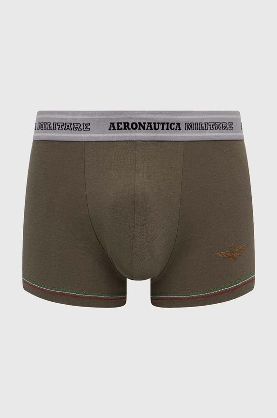 Boxerky Aeronautica Militare 2-pack AM1UBX003 zelená AA00