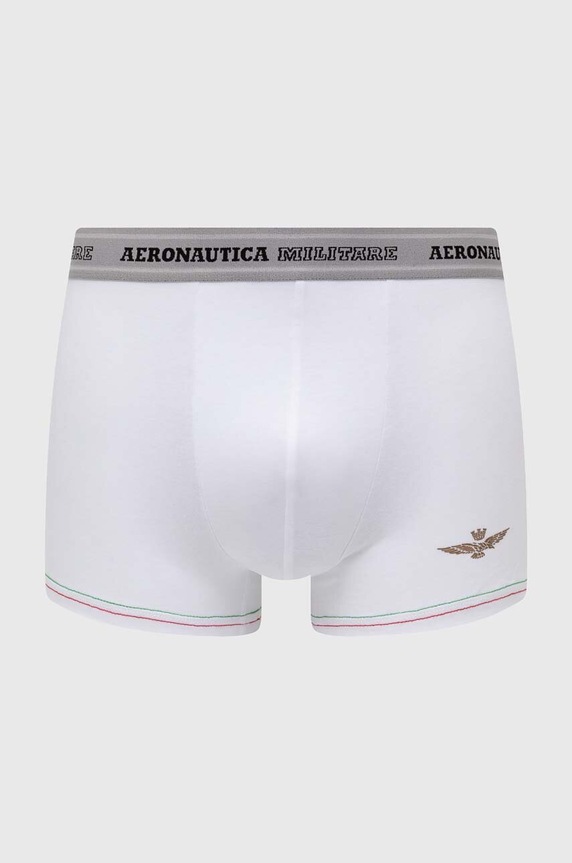 Bokserice Aeronautica Militare 2-pack AM1UBX004 bijela AA00