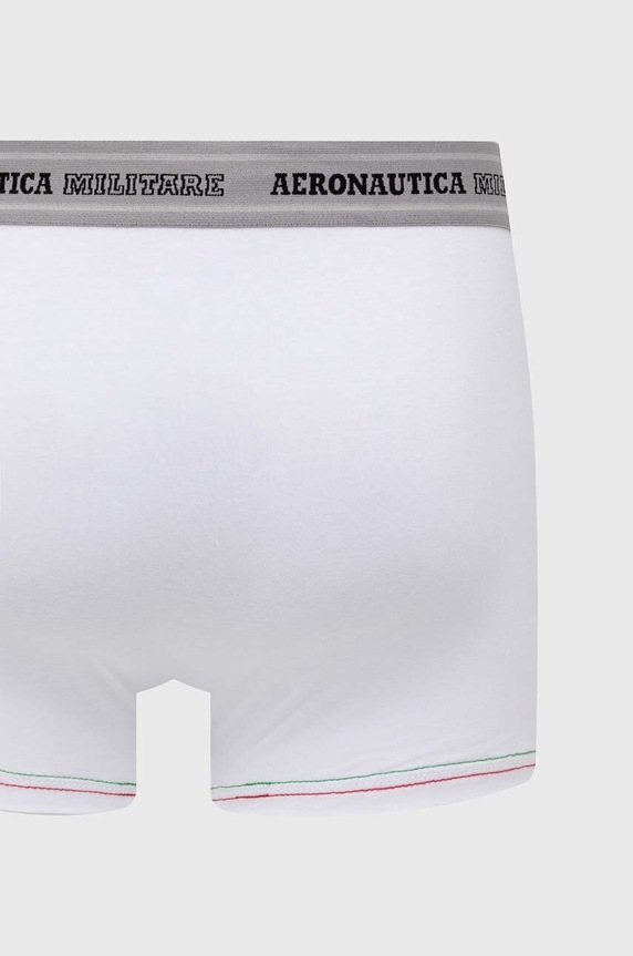 Odjeća Bokserice Aeronautica Militare 2-pack AM1UBX004 bijela