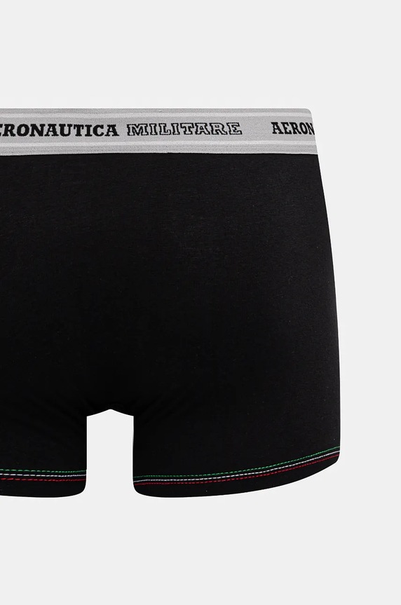 Odjeća Bokserice Aeronautica Militare 2-pack AM1UBX004 crna