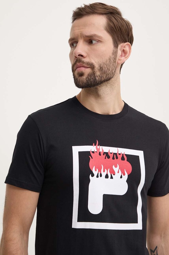 Fila piżama bawełniana FPS1184 czarny