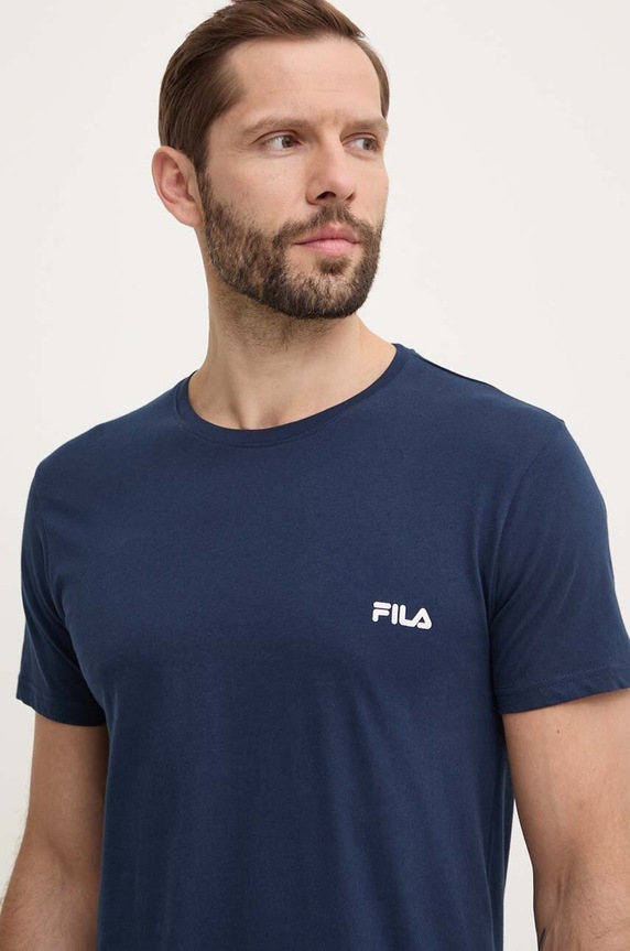 Fila pijama din două piese bărbătească din bumbac FPS1190 bleumarin