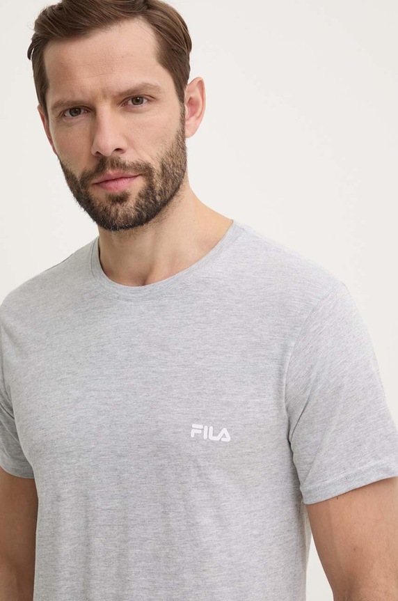 Fila dvoudílné pyžamo pánské bavlněné FPS1190 šedá