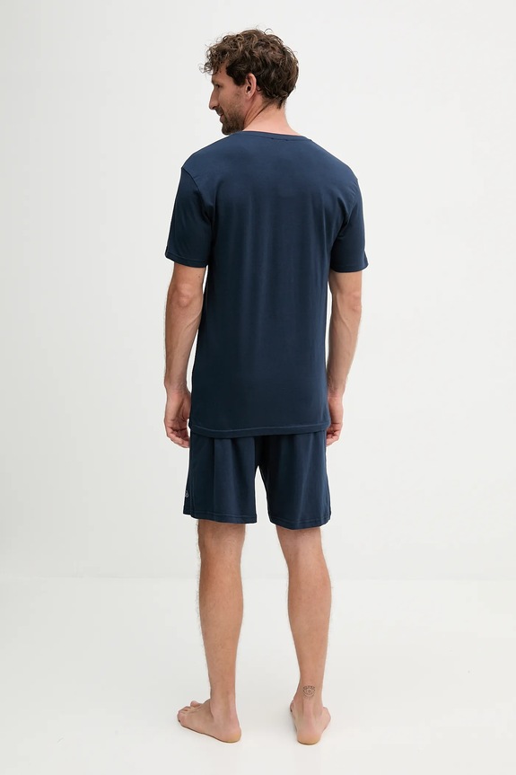 Fila pijama bărbați cu bumbac bleumarin FPS1191