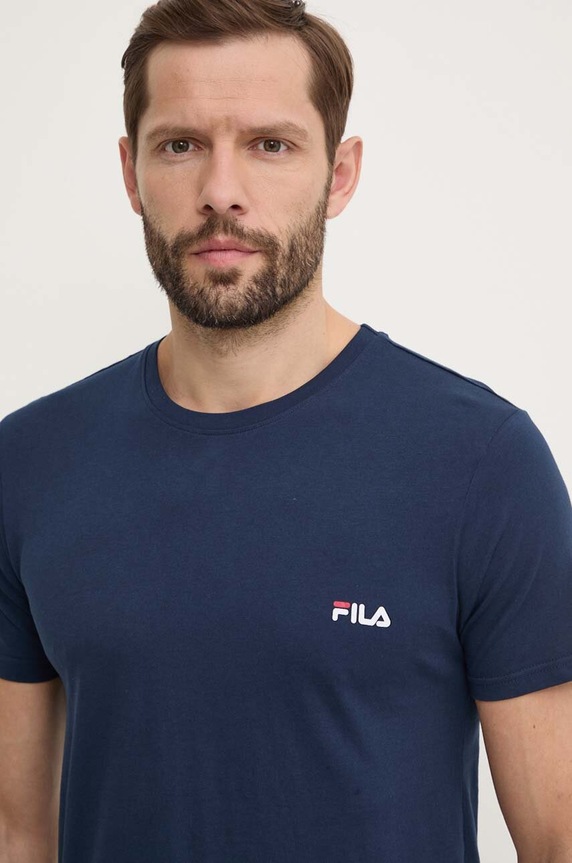 Fila pijama din două piese bărbătească din bumbac FPS1194 bleumarin