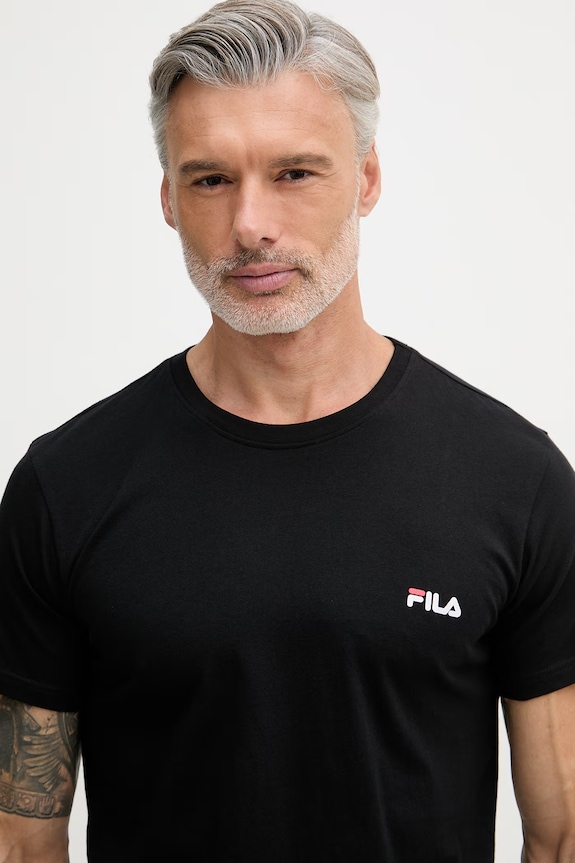 Fila pijama din două piese bărbătească din bumbac FPS1194 negru