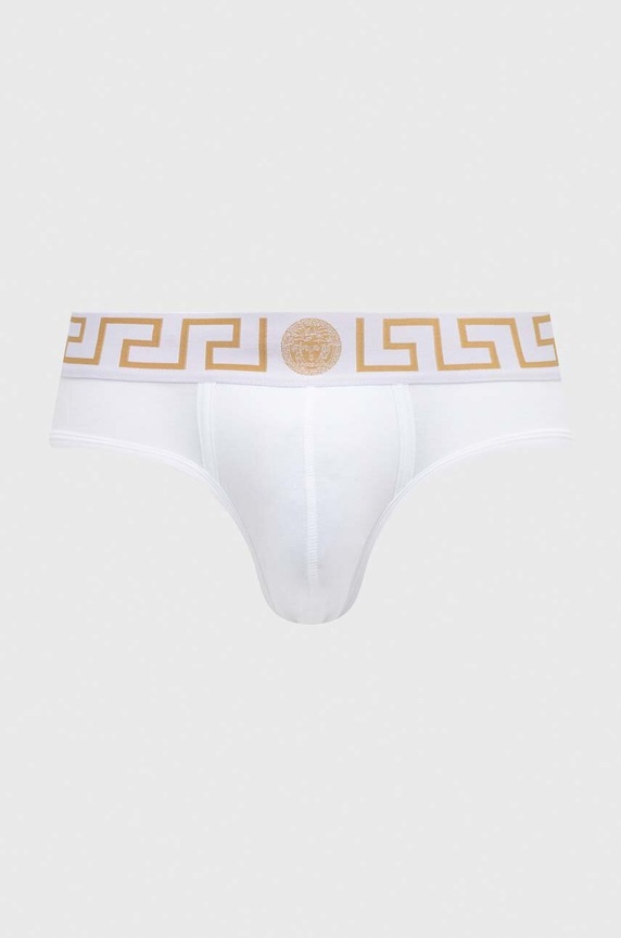 Odzież Versace slipy 2-pack AU10180.1A10011 biały