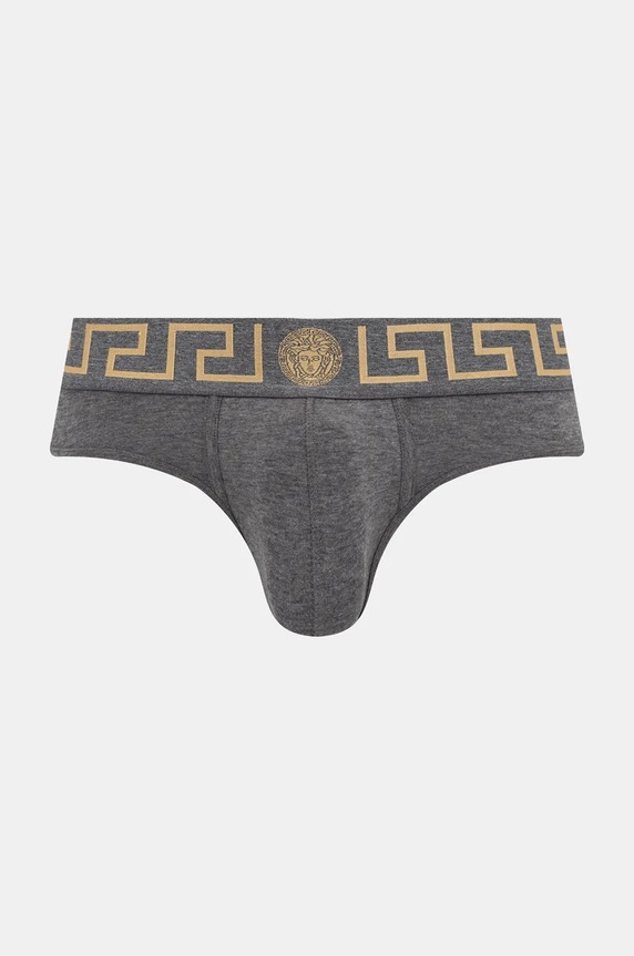 Odzież Versace slipy 2-pack AU10180.1A10011 czarny