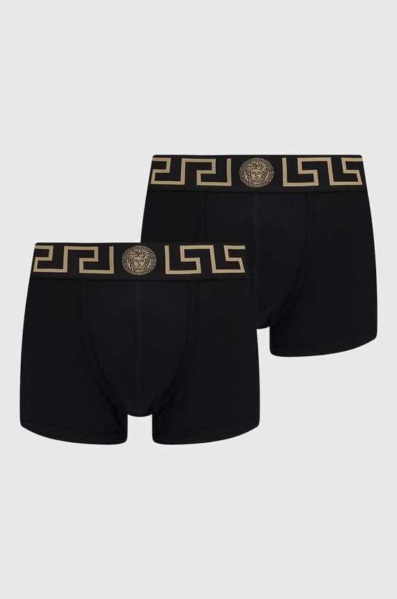 Versace boxeri 2-pack boxeri negru AU10181.1A10011