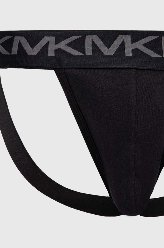 Εσώρουχο jockstrap Michael Kors 3-pack μαύρο 6BR1J10033