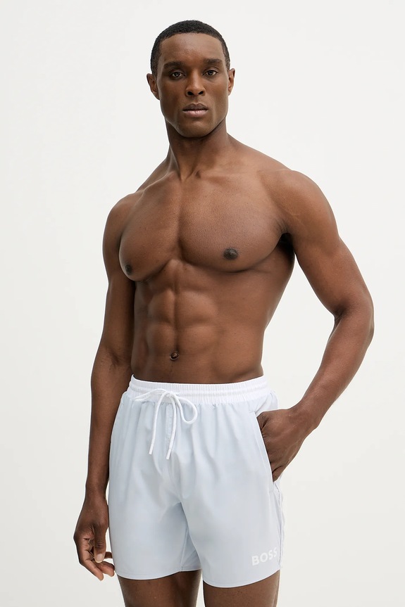 BOSS pantaloni scurți de baie bărbați Starfish albastru 50514429