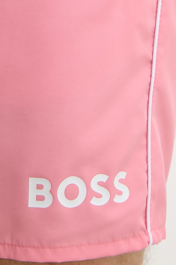 BOSS plavecké šortky pánske Starfish ružová 50514429