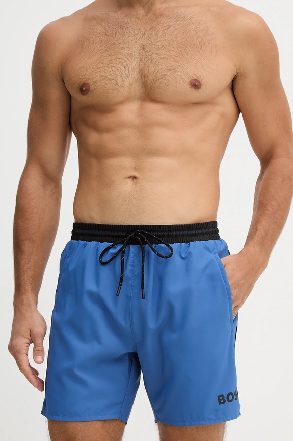 BOSS pantaloni scurți de baie bărbați Starfish 50514429 albastru AA00