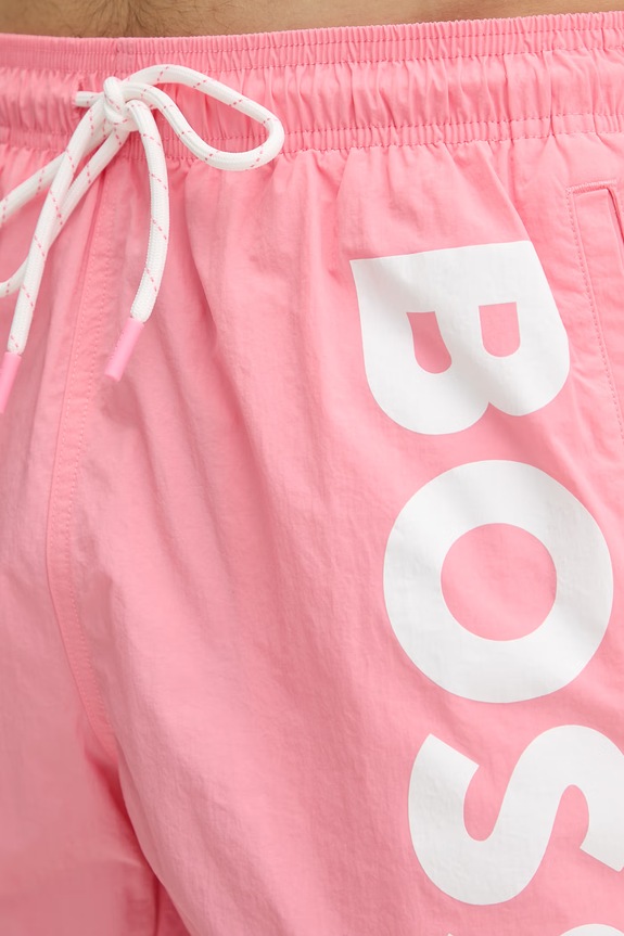 BOSS Pantaloni scurți de baie bărbătești Octopus roz 50514502