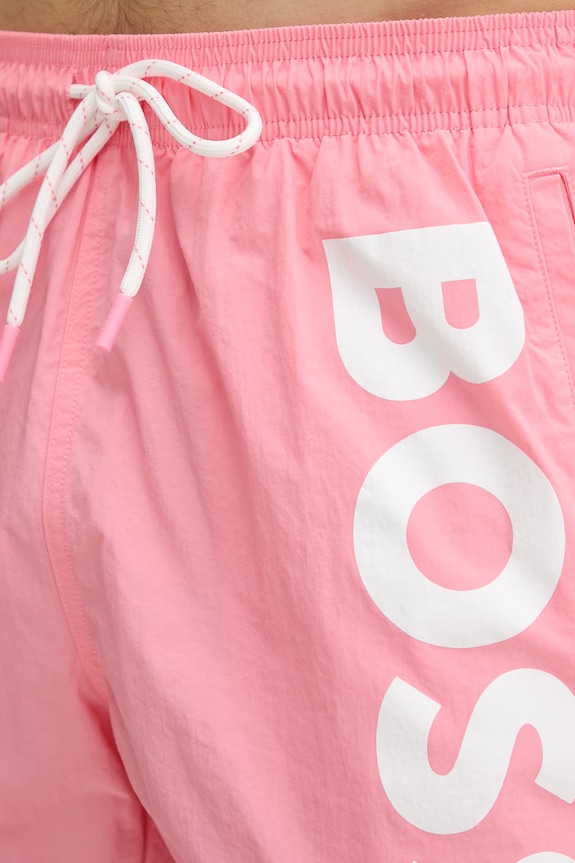 BOSS Pantaloni scurți de baie bărbătești Octopus roz 50514502