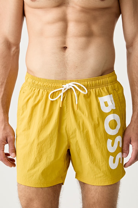 BOSS szorty kąpielowe męskie Octopus 50514502 żółty AA00