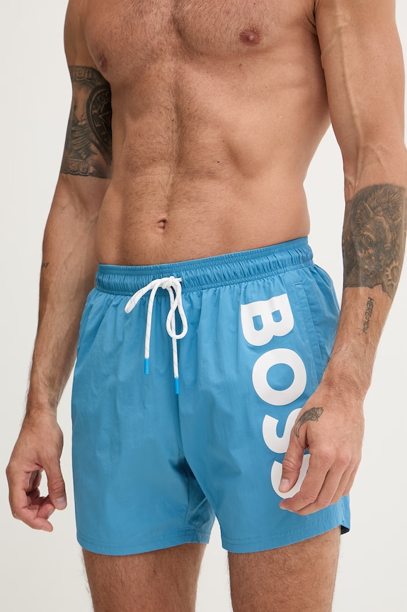 BOSS pantaloni scurți de baie bărbătești Octopus 50514502 albastru AA00