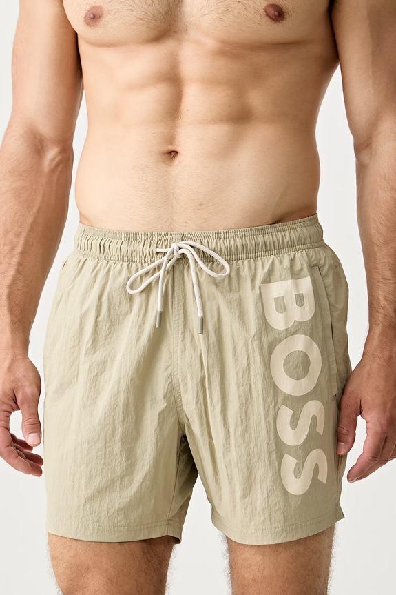 BOSS szorty kąpielowe męskie Octopus 50514502 zielony AA00