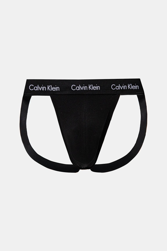Odzież Calvin Klein Underwear jockstrap 3-pack 000NB3363A czarny