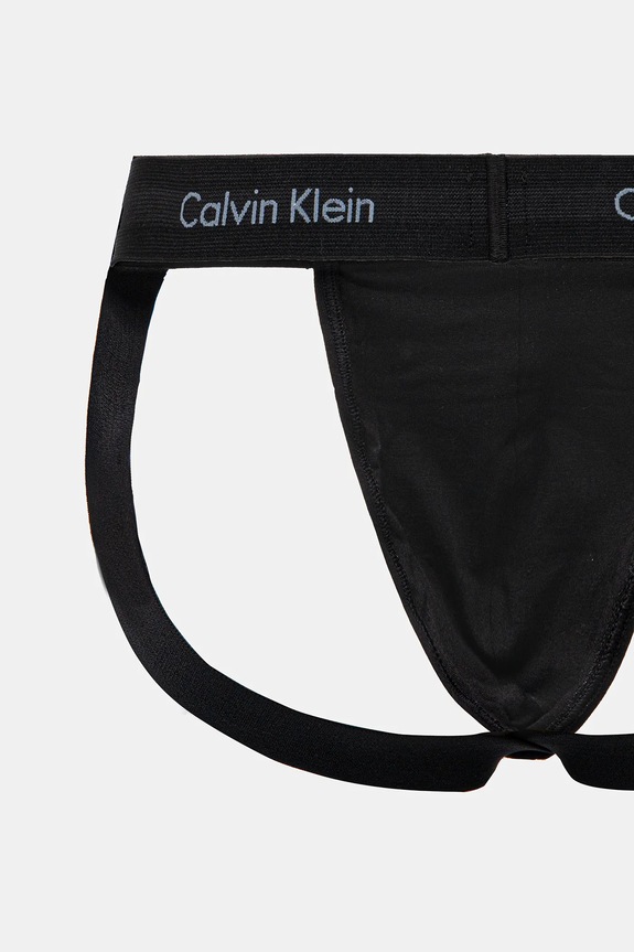 Calvin Klein Underwear jockstrap 3-pack czarny 000NB3363A