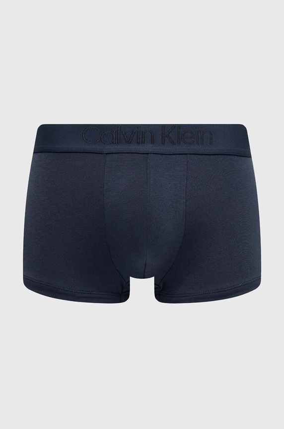 Calvin Klein Underwear priliehavé boxerky pánske 3-pak tmavomodrá 000NB3651A