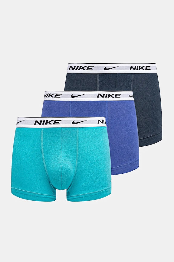 Nike boxeri 3-pack cu modele albastru 0000KE1008.