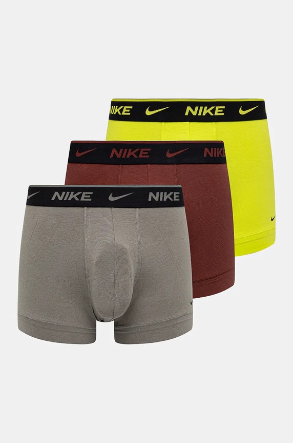 Nike bokserki 3-pack wzorzyste szary 0000KE1008.