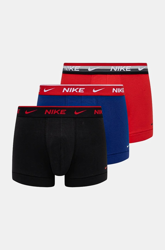 Nike bokserki 3-pack wzorzyste czerwony 0000KE1008.