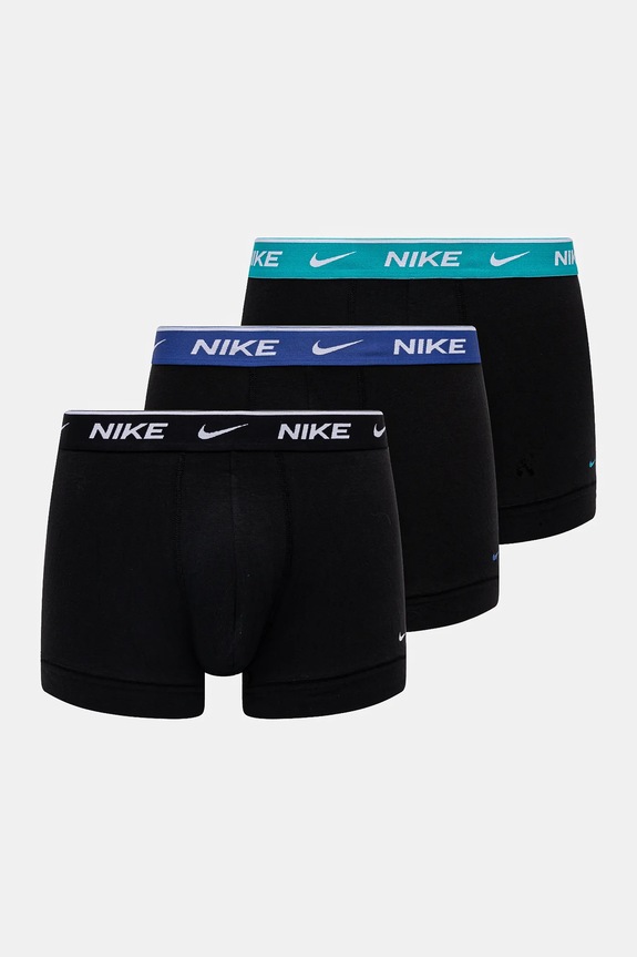 Nike boxeralsó 3 db mintás fekete 0000KE1008.