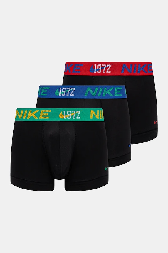 Nike boxeralsó 3 db sima fekete 0000KE1156.