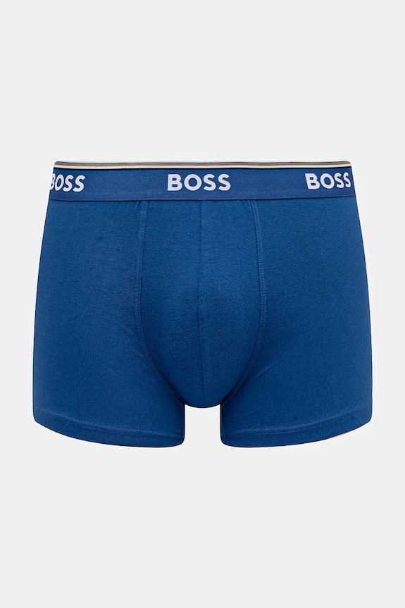 Boxerky BOSS 3-pak BoxerBr 3P Power 50475282 modrá AA00