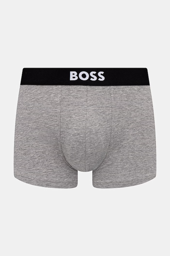 Ρούχα BOSS μποξεράκι ανδρικό βαμβακερό με ελαστάν Trunk 3P BOSS ONE 3-pack 50544263 λευκό