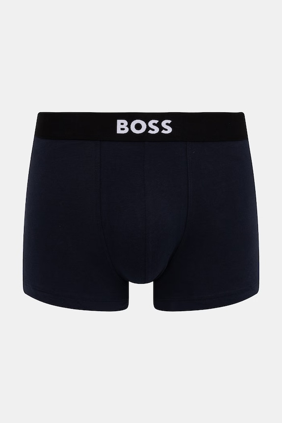 BOSS bokserki męskie bawełniane z elastanem Trunk 3P BOSS ONE 3-pack 50544263 niebieski AA00