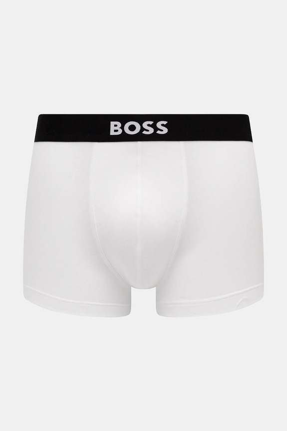 BOSS bokserki męskie bawełniane z elastanem Trunk 3P BOSS ONE 3-pack czarny 50544263
