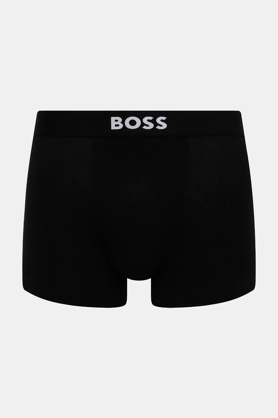 Îmbrăcăminte BOSS boxeri bărbați din bumbac cu elastan Trunk 3P BOSS ONE pachet de 3 50544263 negru