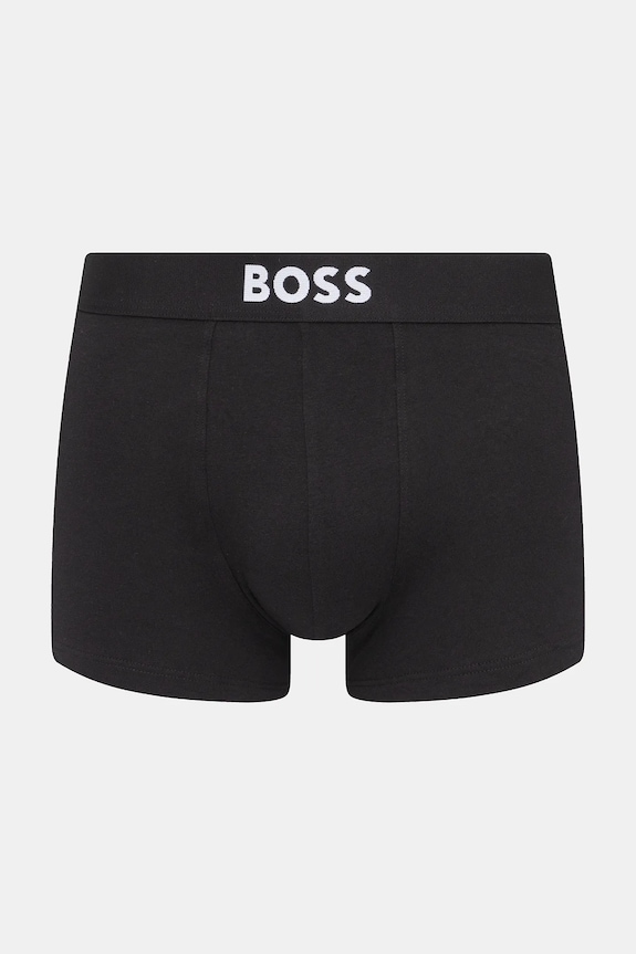 BOSS boxerky pánske bavlnené s elastanom Trunk 3P BOSS ONE 3-pak 50544263