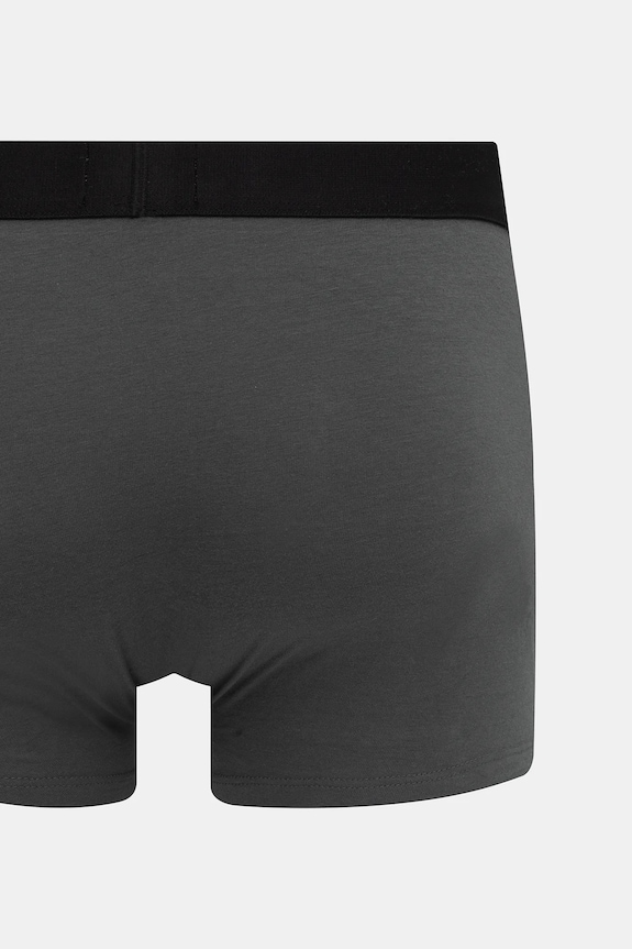 BOSS boxeri bărbați din bumbac cu elastan Trunk 3P BOSS ONE pachet de 3 50544263 negru