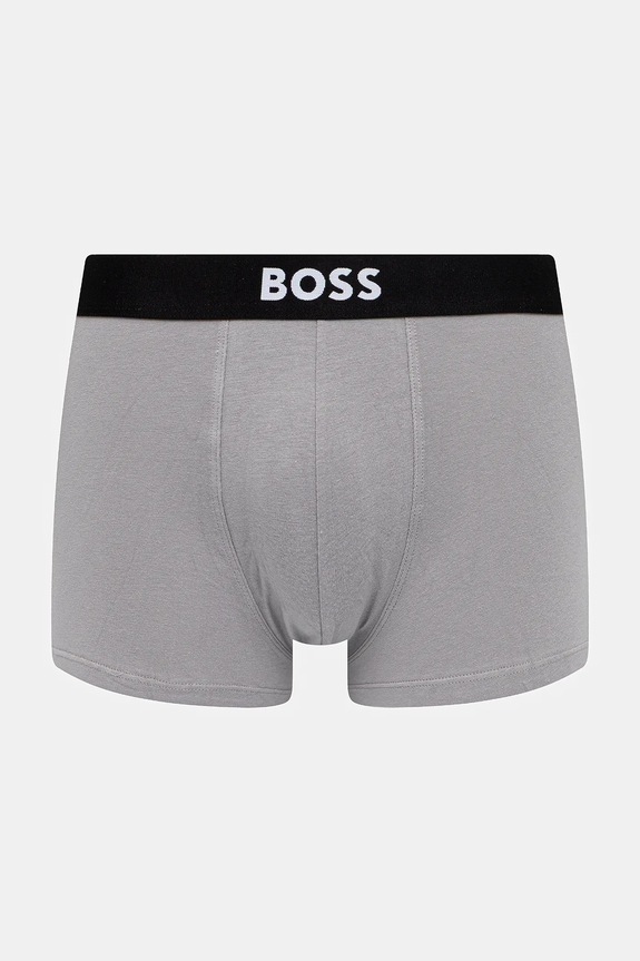 Îmbrăcăminte BOSS boxeri bărbați din bumbac cu elastan Trunk 3P BOSS ONE pachet de 3 50544263 negru
