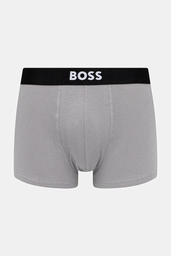Îmbrăcăminte BOSS boxeri bărbați din bumbac cu elastan Trunk 3P BOSS ONE pachet de 3 50544263 negru