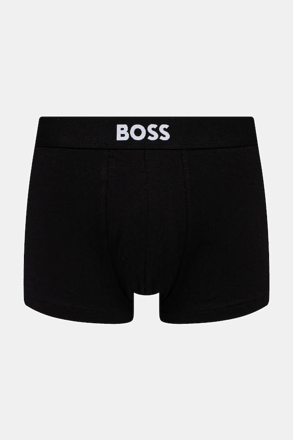 Îmbrăcăminte BOSS boxeri bărbați din bumbac cu elastan Trunk 3P BOSS ONE pachet de 3 50544263 negru