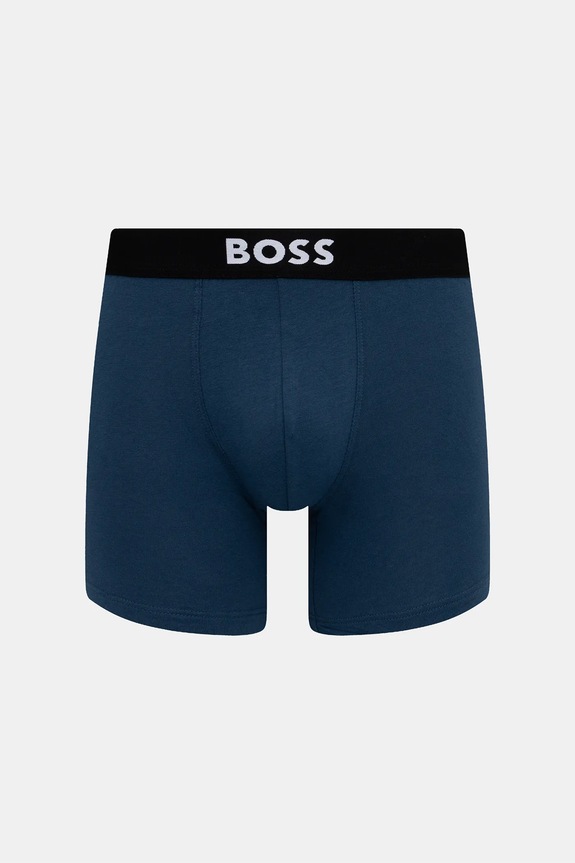 BOSS εφαρμοστά μποξεράκια Ανδρικά βαμβάκι με ελαστάν BoxerBr 3P BOSS ONE 3-pack μαύρο 50544272