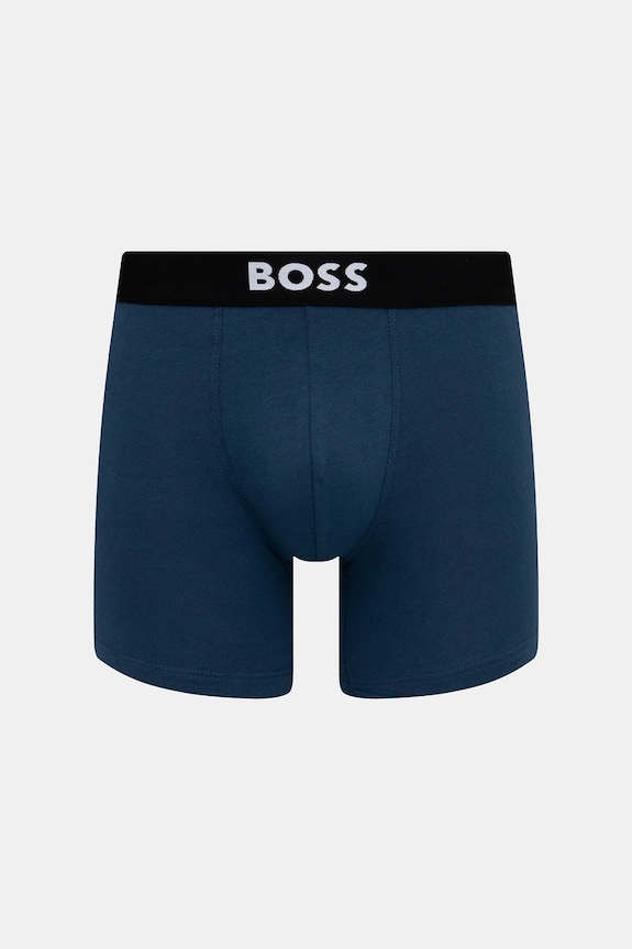 BOSS εφαρμοστά μποξεράκια Ανδρικά βαμβάκι με ελαστάν BoxerBr 3P BOSS ONE 3-pack μαύρο 50544272