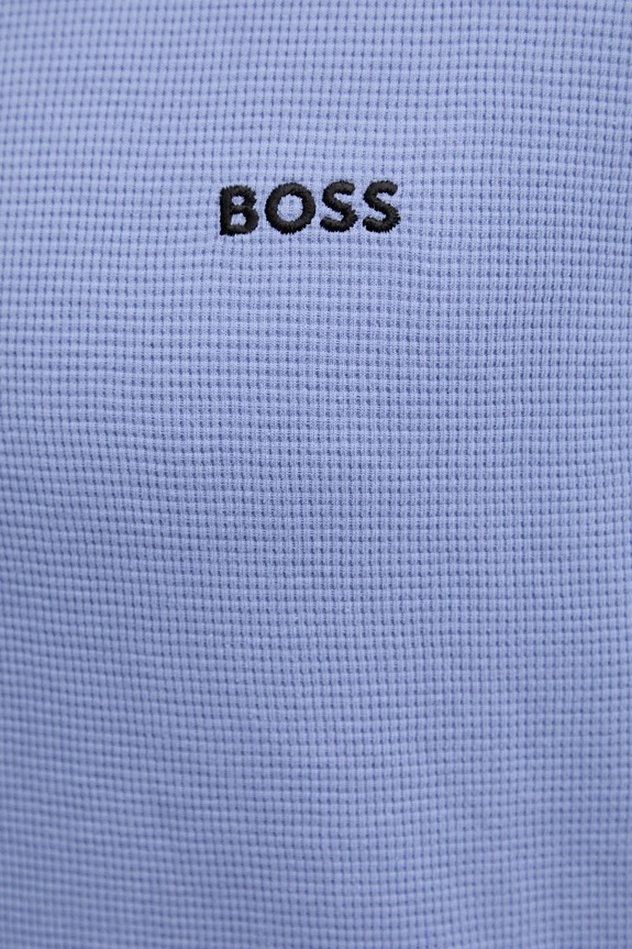 BOSS t-shirt lounge Ανδρικό Waffle T-Shirt 50535891 μπλε